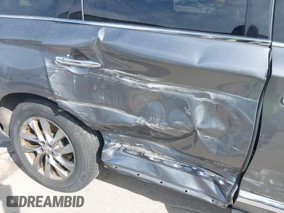 2015 Infiniti QX60 with VIN 5N1AL0MM4FC536249, listed as a IAAI auction lot 41964281 with 148,851 mi miles and . Bid and sale history available at DreamBid. Image 6.