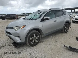 2018 Toyota RAV4 XLE with VIN 2T3WFREV4JW444884, listed as a Copart auction lot 55666275 with 174,275 mi miles and Salvage Title. Bid and sale history available at DreamBid. Image 1.