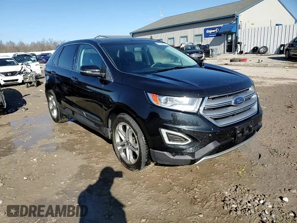 2015 Ford Edge Titanium z VIN 2FMTK3K91FBB52506, wystawiony jako Copart lot #84192474 z przebiegiem 136 437 mil mil oraz Nie do naprawy • Non repairable. Historia ofert i sprzedaży dostępna na DreamBid. Obrazek 15.