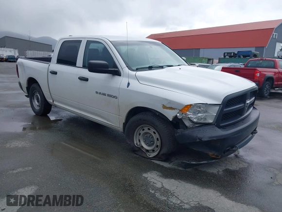 2012 Ram 1500 Tradesman with VIN 1C6RD7KP9CS319444, listed as a IAAI auction lot 42207825 with 80,133 mi miles and . Bid and sale history available at DreamBid. Image 1.