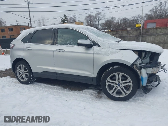 2018 Ford Edge Titanium with VIN 2FMPK4K89JBC14502, listed as a IAAI auction lot 41321136 with 143,052 mi miles. Bid and sale history available at carsss.com. Image 13.
