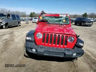 2023 Jeep Wrangler Sport S with VIN 1C4HJXDG8PW507350, listed as a Copart auction lot 46023965 with 15,236 mi miles and Salvage Title. Bid and sale history available at DreamBid. Image 12.