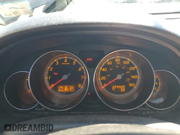 2007 Infiniti M x with VIN JNKAY01F67M458403, listed as a Copart auction lot 70692224 with 224,420 mi miles and Salvage Title. Bid and sale history available at carsss.com. Image 9.