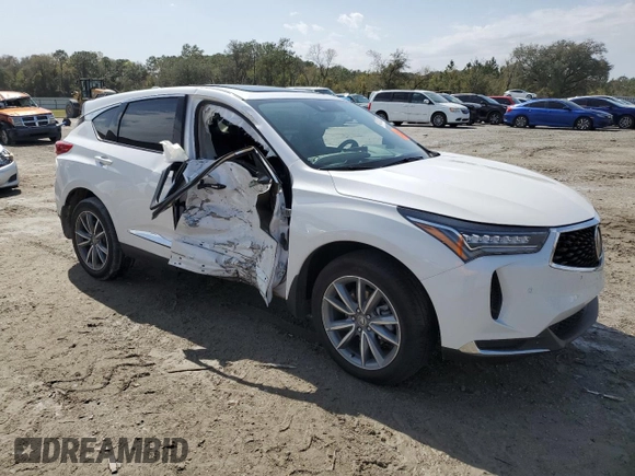 2023 Acura RDX Technology with VIN 5J8TC1H53PL009246, listed as a Copart auction lot 48107825 with Not provided miles and Salvage title. Bid and sale history available at DreamBid. Image 4.