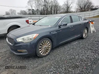 2015 Kia K900 Luxury with VIN KNALW4D49F6020752, listed as a Copart auction lot 87214904 with 94,793 mi miles and Salvage Title. Bid and sale history available at carsss.com. Image 1.