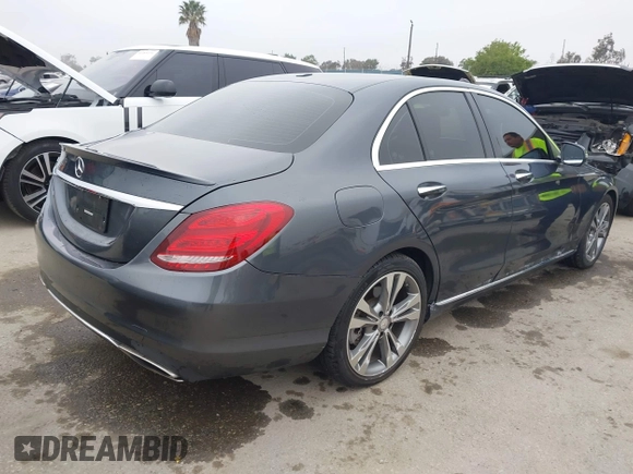 2016 Mercedes-Benz C 300 with VIN 55SWF4JB1GU163119, listed as a IAAI auction lot 42279667 with 114,923 mi miles and . Bid and sale history available at DreamBid. Image 4.