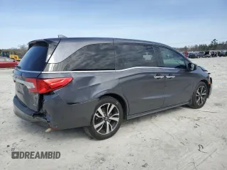2020 Honda Odyssey Elite with VIN 5FNRL6H91LB023846, listed as a Copart auction lot 48240135 with 92,400 mi miles and Salvage title. Bid and sale history available at DreamBid. Image 3.