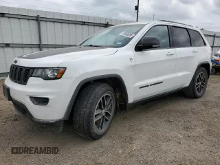 2018 Jeep Grand Cherokee Trailhawk with VIN 1C4RJFLG1JC268684, listed as a Copart auction lot 53966885 with 122,068 mi miles and Salvage title. Bid and sale history available at DreamBid. Image 1.