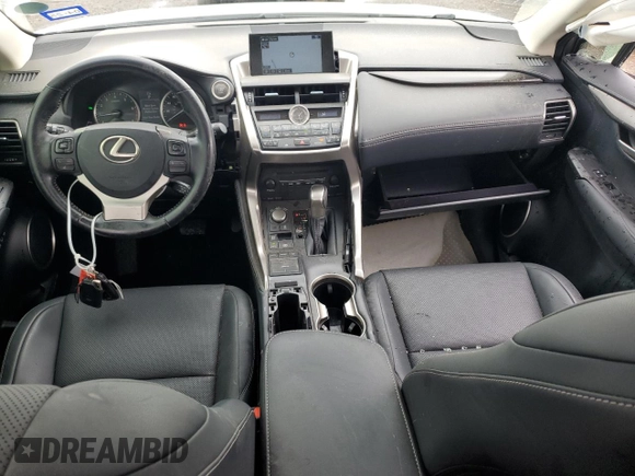 2017 Lexus NX with VIN JTJYARBZ4H2055032, listed as a Copart auction lot 50753265 with 80,993 mi miles and Salvage Title. Bid and sale history available at carsss.com. Image 8.