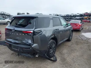 2024 Nissan Pathfinder S with VIN 5N1DR3AAXRC273423, listed as a IAAI auction lot 41210916 with 9,831 mi miles and . Bid and sale history available at DreamBid. Image 4.