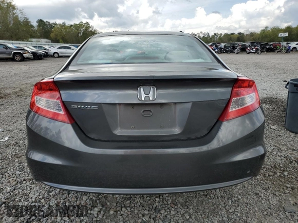 2012 Honda Civic Cpe LX with VIN 2HGFG3B58CH565582, listed as a Copart auction lot 51596875 with 212,658 mi miles and Salvage Title. Bid and sale history available at carsss.com. Image 6.