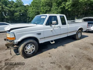 1997 Ford F-250 with VIN 1FTHX25F1VED01393, listed as a Copart auction lot 61215175 with 176,801 mi miles and Salvage title. Bid and sale history available at DreamBid. Image 1.