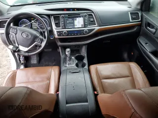 2018 Toyota Highlander Hybrid Limited with VIN 5TDDGRFH4JS052163, listed as a Copart auction lot 49333725 with 66,539 mi miles and Salvage title. Bid and sale history available at DreamBid. Image 8.