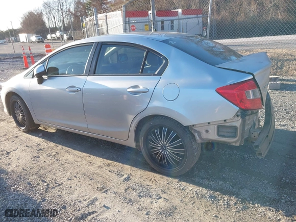2012 Honda Civic Sdn LX with VIN 2HGFB2F57CH319433, listed as a IAAI auction lot 41536201 with 135,514 mi miles. Bid and sale history available at carsss.com. Image 3.