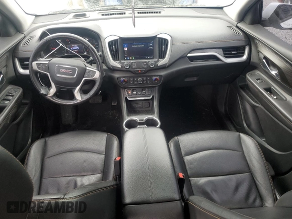 2020 GMC Terrain SLT with VIN 3GKALPEV3LL242124, listed as a Copart auction lot 55758825 with 116,142 mi miles and Salvage title. Bid and sale history available at DreamBid. Image 8.