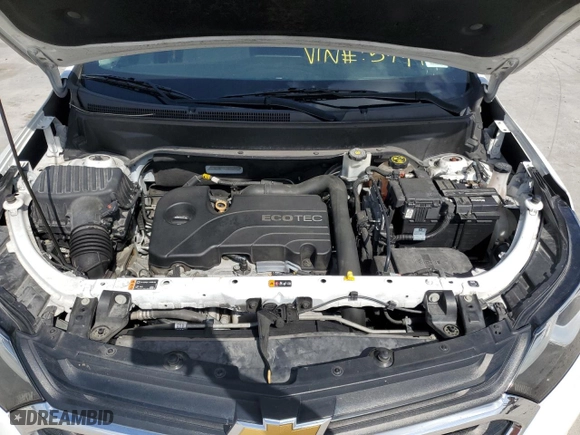 2020 Chevrolet Equinox LS with VIN 2GNAXHEV0L6165794, listed as a Copart auction lot 51043445 with 47,616 mi miles and Non Repairable. Bid and sale history available at carsss.com. Image 12.
