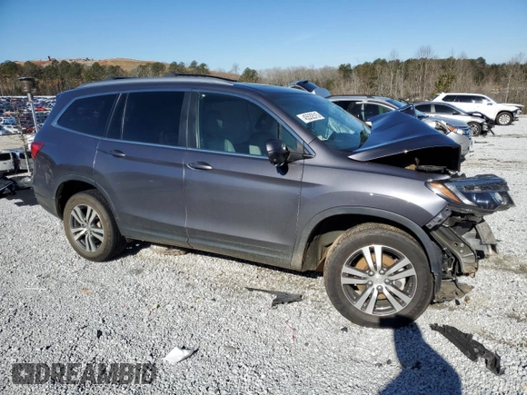2017 Honda Pilot EX-L with VIN 5FNYF5H54HB041176, listed as a Copart auction lot 45532515 with Not Provided miles and Salvage Title. Bid and sale history available at carsss.com. Image 4.