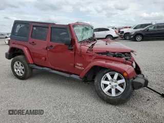 2013 Jeep Wrangler Unlimited Sahara with VIN 1C4BJWEG6DL548801, listed as a Copart auction lot 54563075 with Not provided miles and Salvage title. Bid and sale history available at DreamBid. Image 4.