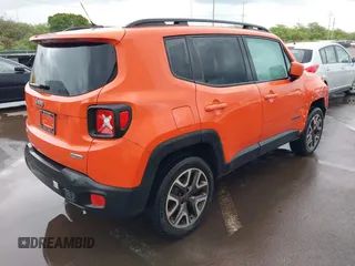 2015 Jeep Renegade Latitude with VIN ZACCJBBT2FPC01463, listed as a IAAI auction lot 41778377 with 94,408 mi miles. Bid and sale history available at carsss.com. Image 4.