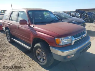 2002 Toyota 4Runner SR5 with VIN JT3GN86R920234603, listed as a IAAI auction lot 41270988 with 230,005 mi miles. Bid and sale history available at carsss.com. Image 1.