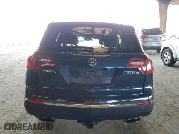 2012 Acura MDX Tech/Entertainment Pkg with VIN 2HNYD2H40CH505461, listed as a Copart auction lot 49404335 with 111,015 mi miles and Salvage Title. Bid and sale history available at carsss.com. Image 6.
