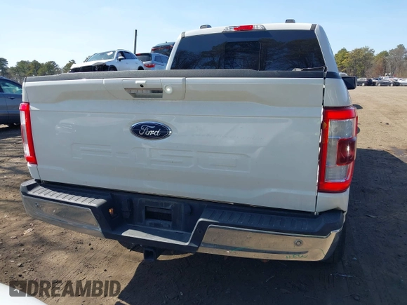 2022 Ford F-150 XL with VIN 1FTFW1EDXNFA57238, listed as a IAAI auction lot 41796004 with 44,947 mi miles. Bid and sale history available at carsss.com. Image 16.