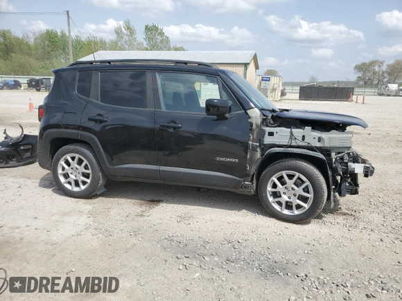 2020 Jeep Renegade Altitude with VIN ZACNJABB4LPL31196, listed as a Copart auction lot 54379645 with 85,154 mi miles and Salvage title. Bid and sale history available at DreamBid. Image 4.