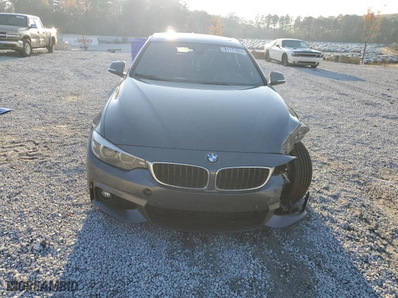 2019 BMW 4 Series 430i with VIN WBA4J1C57KBM12240, listed as a Copart auction lot 81177624 with 75,341 mi miles and Salvage Title. Bid and sale history available at carsss.com. Image 5.