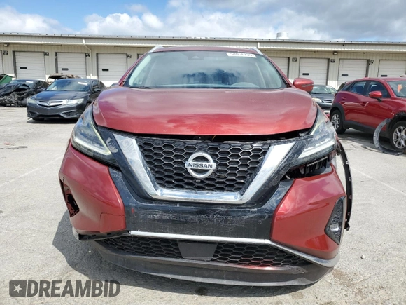 2020 Nissan Murano SL z VIN 5N1AZ2CJ1LN161311, wystawiony jako Copart lot #58058735 z przebiegiem 59 446 mil mil oraz Szkoda całkowita • Salvage title. Historia ofert i sprzedaży dostępna na DreamBid. Obrazek 5.