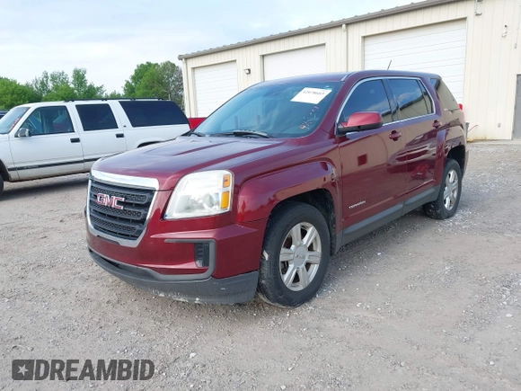 2016 GMC Terrain SLE with VIN 2GKALMEK5G6187402, listed as a IAAI auction lot 42078603 with 171,408 mi miles. Bid and sale history available at carsss.com. Image 2.
