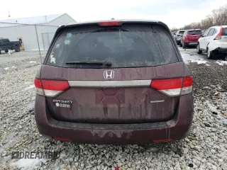 2017 Honda Odyssey SE with VIN 5FNRL5H39HB026684, listed as a Copart auction lot 46388465 with 176,311 mi miles and Non Repairable. Bid and sale history available at carsss.com. Image 6.