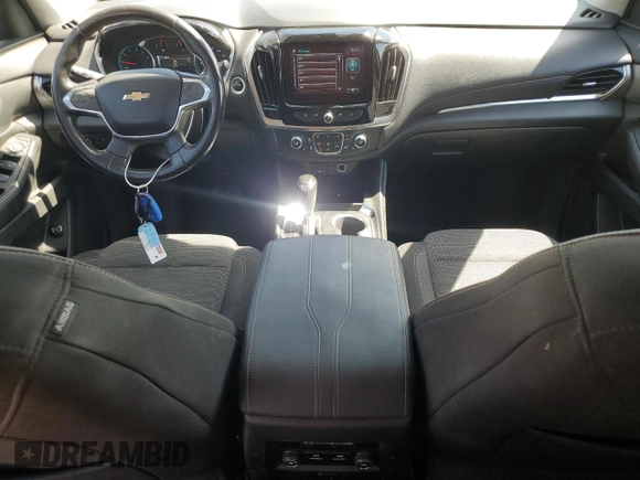 2018 Chevrolet Traverse LT Cloth with VIN 1GNERGKW7JJ259013, listed as a Copart auction lot 60332165 with 111,339 mi miles and Salvage title. Bid and sale history available at DreamBid. Image 8.