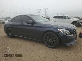 2016 Mercedes-Benz C 300 Luxury with VIN 55SWF4KB7GU169991, listed as a Copart auction lot 53624975 with 90,324 mi miles and Salvage Title. Bid and sale history available at DreamBid. Image 4.