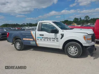 2022 Ford F-150 XL with VIN 1FTMF1CB5NKE95567, listed as a IAAI auction lot 41561435 with 54,497 mi miles. Bid and sale history available at carsss.com. Image 13.