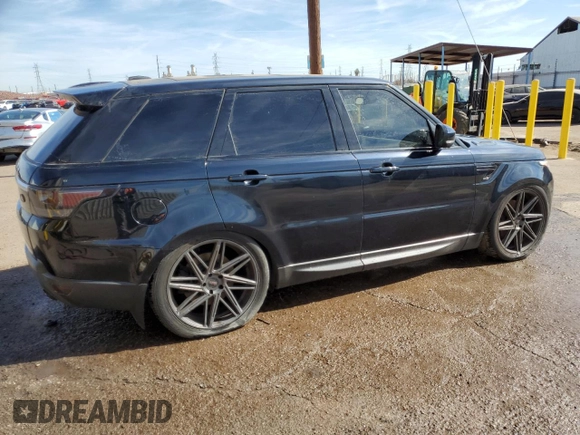 2014 Land Rover Range Rover Sport Supercharged with VIN SALWR2EF4EA331716, listed as a Copart auction lot 89376175 with 89,584 mi miles and Clean title. Bid and sale history available at DreamBid. Image 3.