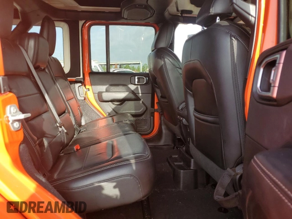 2018 Jeep Wrangler Unlimited Sahara with VIN 1C4HJXEN2JW326894, listed as a Copart auction lot 59691955 with 53,141 mi miles and Salvage title. Bid and sale history available at DreamBid. Image 11.