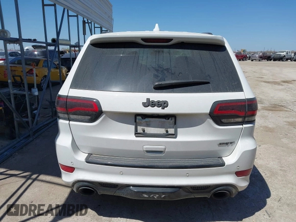 2017 Jeep Grand Cherokee SRT with VIN 1C4RJFDJ0HC699537, listed as a IAAI auction lot 41781500 with 105,640 mi miles. Bid and sale history available at carsss.com. Image 16.