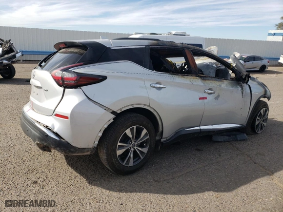 2023 Nissan Murano SV with VIN 5N1AZ2BJXPC133543, listed as a Copart auction lot 84160844 with 0 mi miles and Clean Title. Bid and sale history available at carsss.com. Image 3.