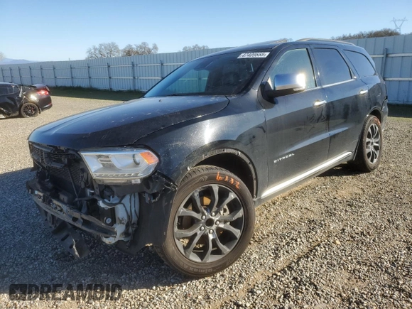 2018 Dodge Durango Citadel with VIN 1C4RDHEGXJC175758, listed as a Copart auction lot 47409555 with 95,540 mi miles and Salvage title. Bid and sale history available at DreamBid. Image 1.