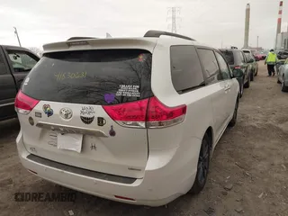 2011 Toyota Sienna XLE AAS with VIN 5TDYK3DC8BS003313, listed as a IAAI auction lot 41830631 with 214,514 mi miles and . Bid and sale history available at DreamBid. Image 4.