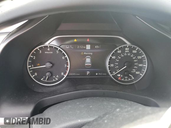 2021 Nissan Murano SL with VIN 5N1AZ2CS2MC104086, listed as a Copart auction lot 46782625 with 24,685 mi miles and Clean Title. Bid and sale history available at DreamBid. Image 9.