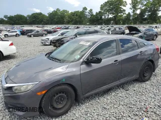 2017 Honda Civic LX with VIN 19XFC2F53HE065363, listed as a Copart auction lot 61387865 with 104,224 mi miles and Salvage title. Bid and sale history available at DreamBid. Image 1.