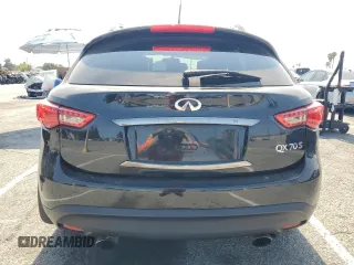 2017 Infiniti QX70 с VIN JN8CS1MW2HM410299, выставлен на аукционе Copart как лот 58399175 с пробегом Не указан миль и Списание • Salvage title. История ставок и продаж доступна на DreamBid. Изображение 6.
