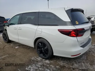 2023 Honda Odyssey Sport with VIN 5FNRL6H74PB069353, listed as a Copart auction lot 44783665 with 12,202 mi miles and Salvage Title. Bid and sale history available at carsss.com. Image 2.