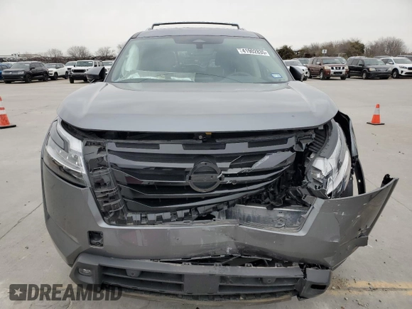 2024 Nissan Pathfinder SL with VIN 5N1DR3CB9RC223683, listed as a Copart auction lot 41902835 with 6,915 mi miles and Salvage title. Bid and sale history available at DreamBid. Image 5.