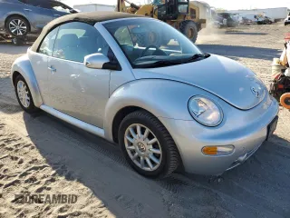 2004 Volkswagen Beetle with VIN 3VWCM21Y34M300701, listed as a Copart auction lot 77567344 with 91,236 mi miles and Salvage Title. Bid and sale history available at DreamBid. Image 4.