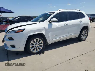 2016 Jeep Cherokee Overland with VIN 1C4PJLJS6GW303160, listed as a Copart auction lot 72262204 with 193,739 mi miles and Salvage title. Bid and sale history available at DreamBid. Image 1.
