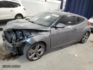 2016 Hyundai Veloster with VIN KMHTC6AD7GU291796, listed as a Copart auction lot 82981604 with 118,800 mi miles and Salvage Title. Bid and sale history available at carsss.com. Image 1.