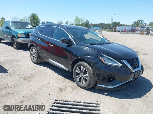 2020 Nissan Murano SV with VIN 5N1AZ2BS0LN103202, listed as a IAAI auction lot 41992288 with 73,396 mi miles and . Bid and sale history available at DreamBid. Image 1.