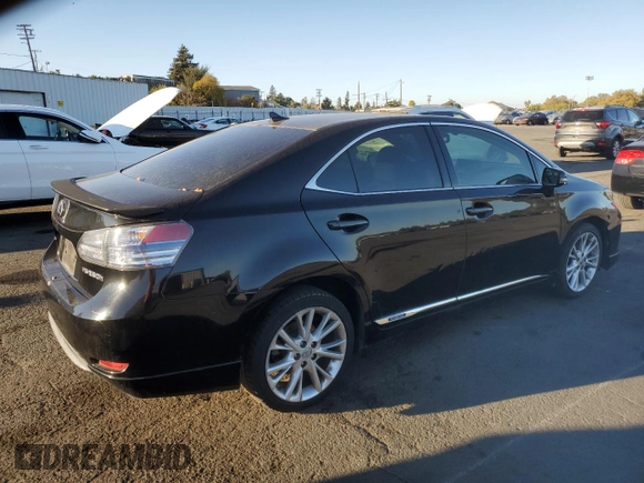 2010 Lexus HS 250h with VIN JTHBB1BA1A2025430, listed as a Copart auction lot 76348384 with 361,121 mi miles and Clean Title. Bid and sale history available at DreamBid. Image 3.